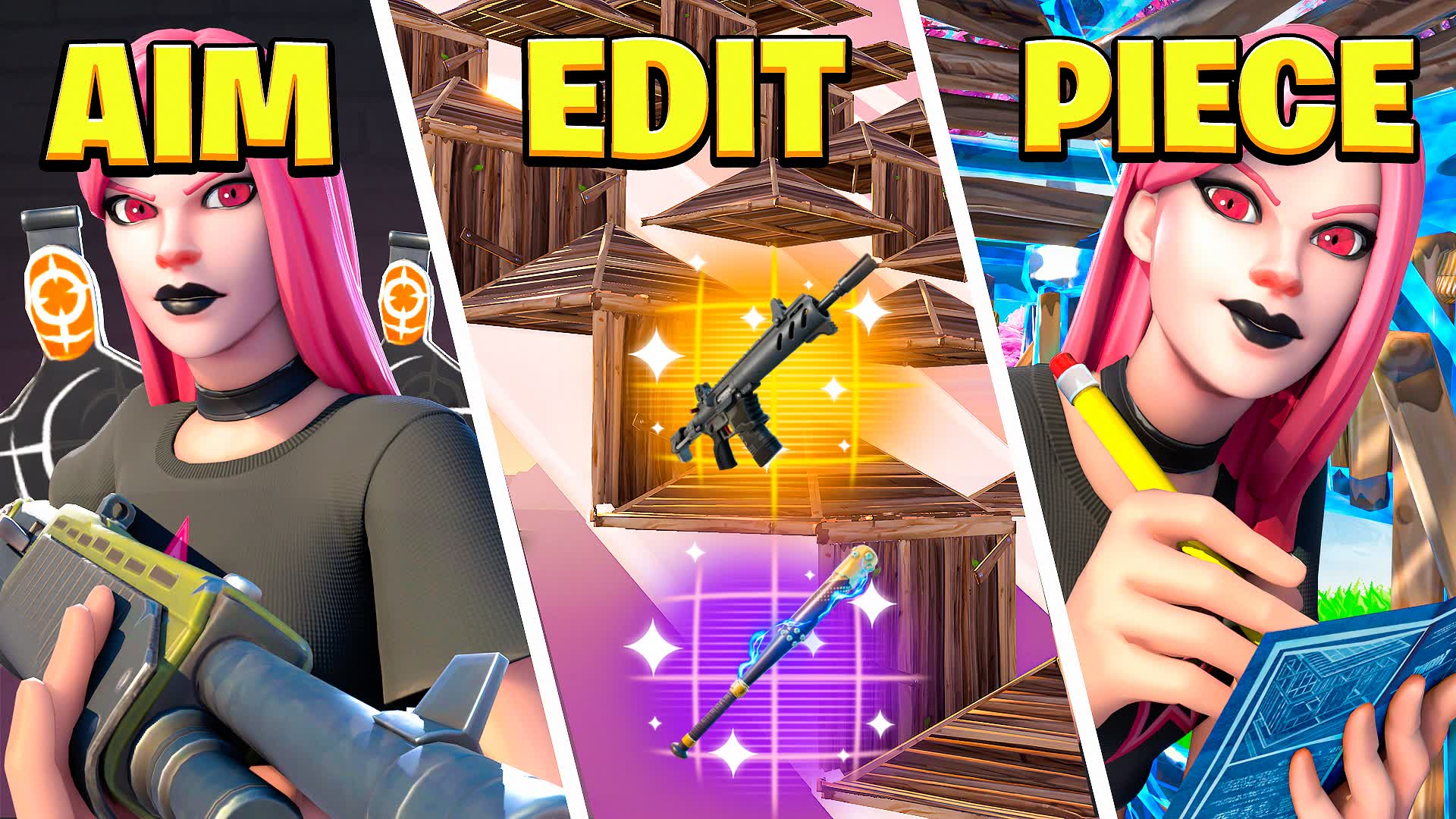 TRAIN MUSIC 🎯 AIM EDIT PIECE & 1V1 🏆