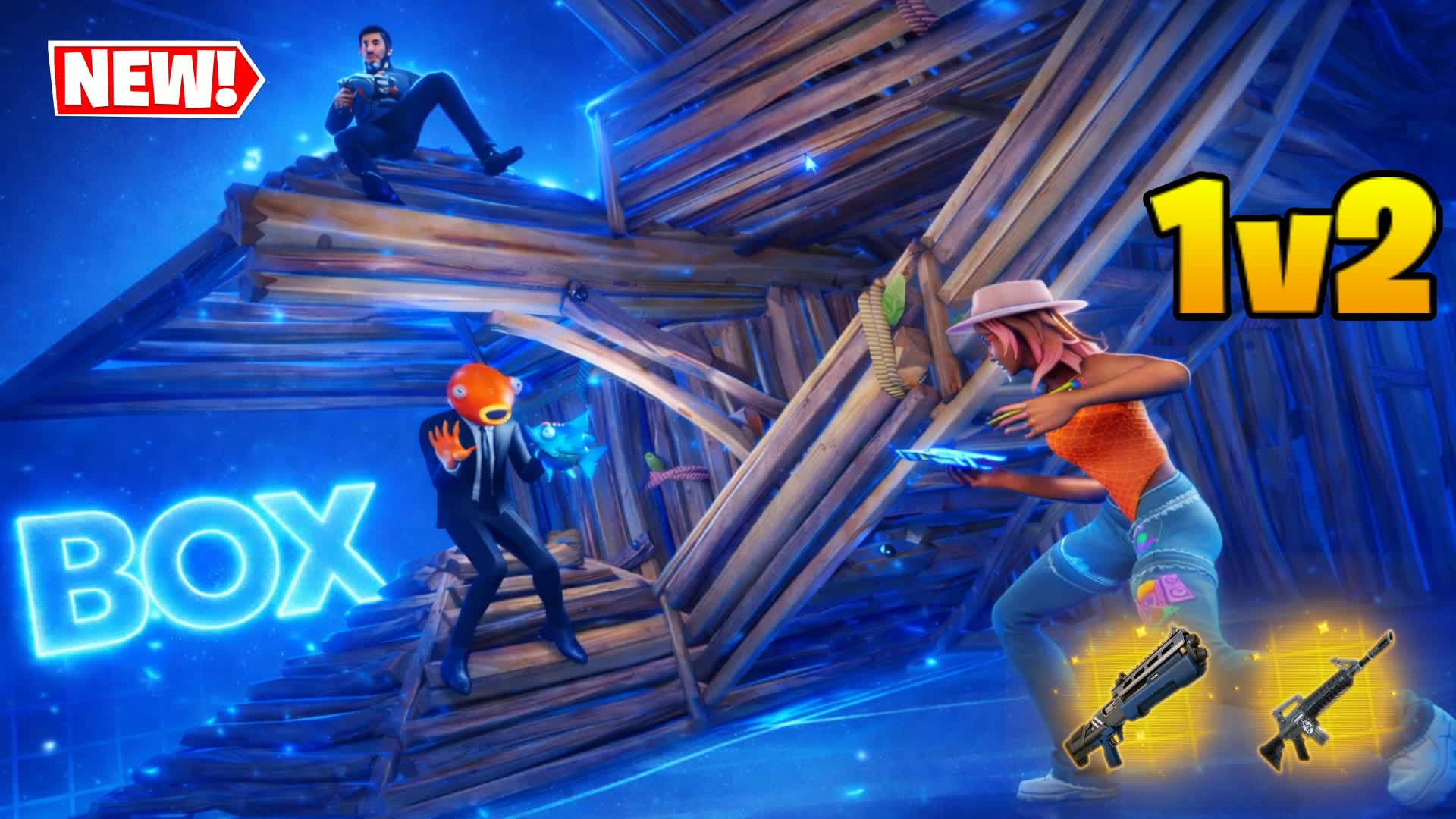 BOX FIGHT 1V2 CLUTCH 🎯📦