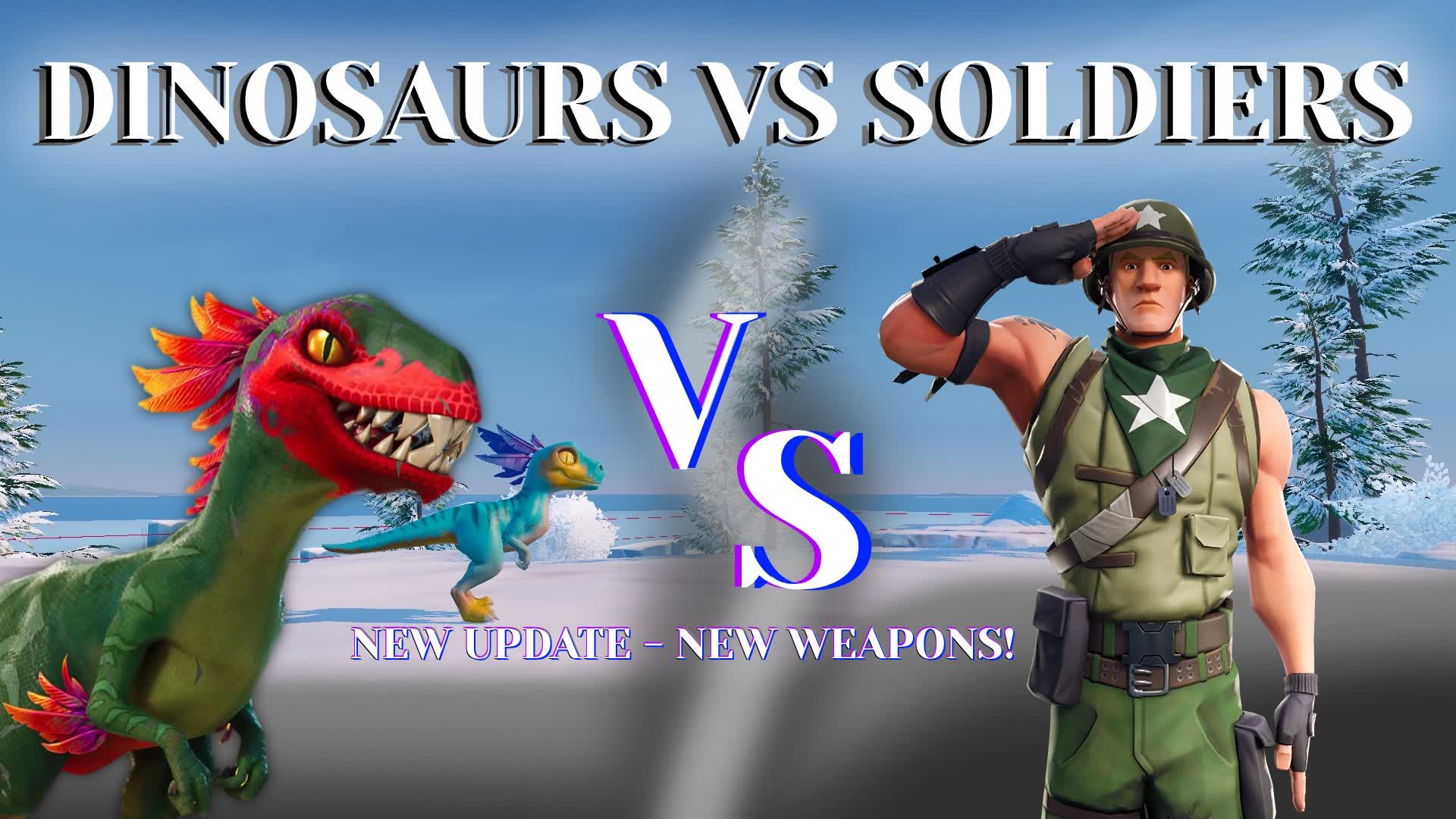 DINOSAURS VS SOLDIERS
