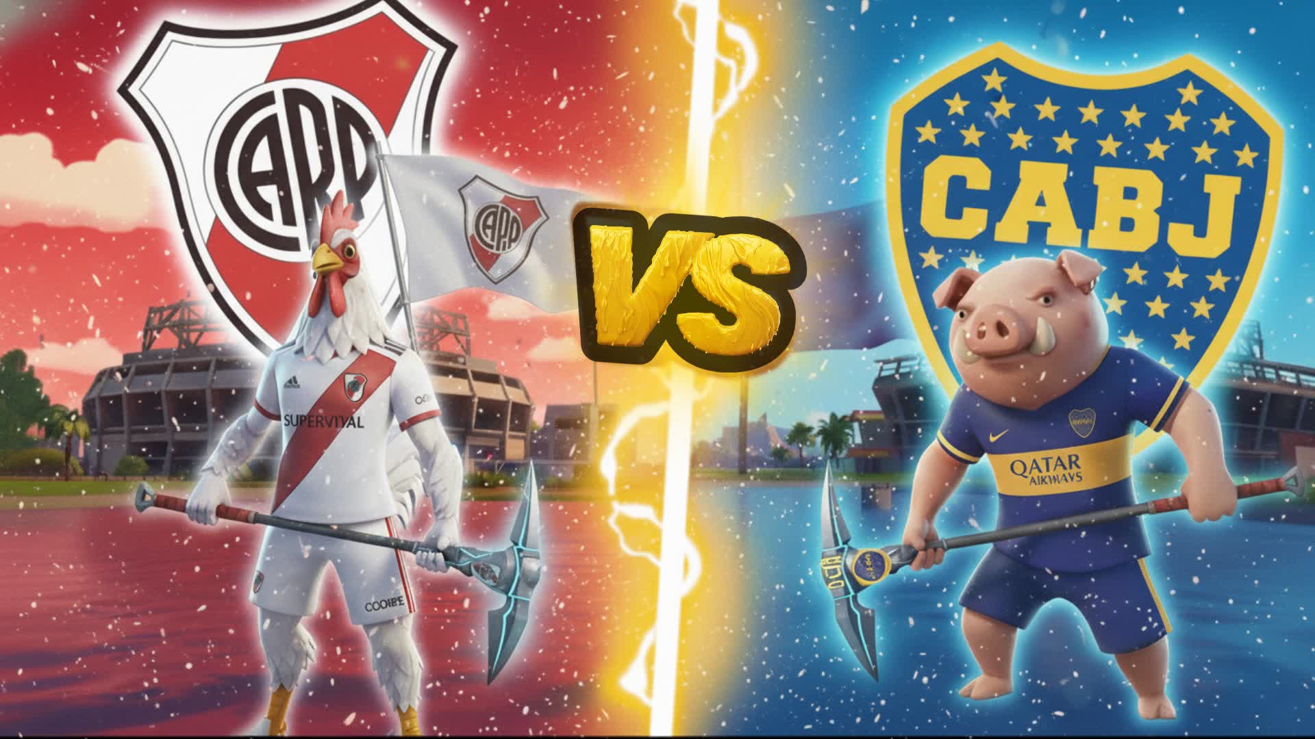 BOX PVP - RIVER VS BOCA 🔥⚽ - ZONEWARS