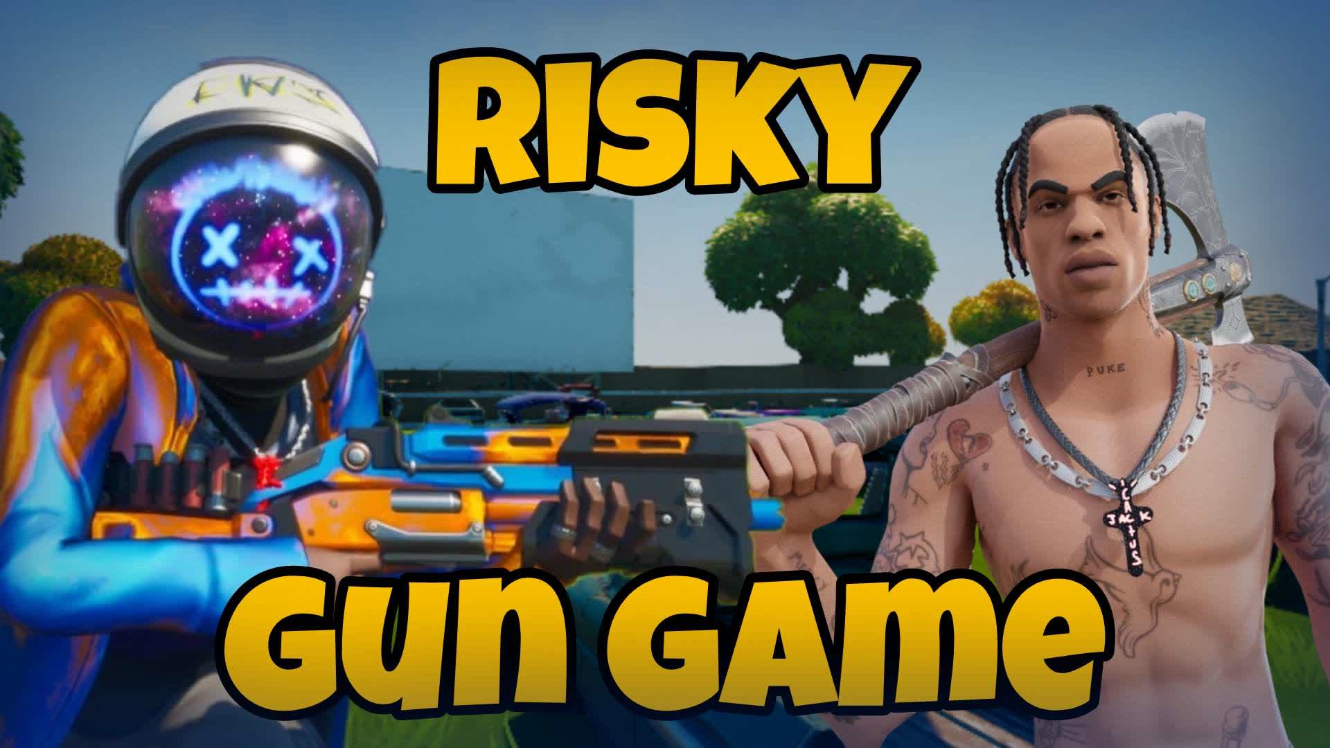Risky reels gun game