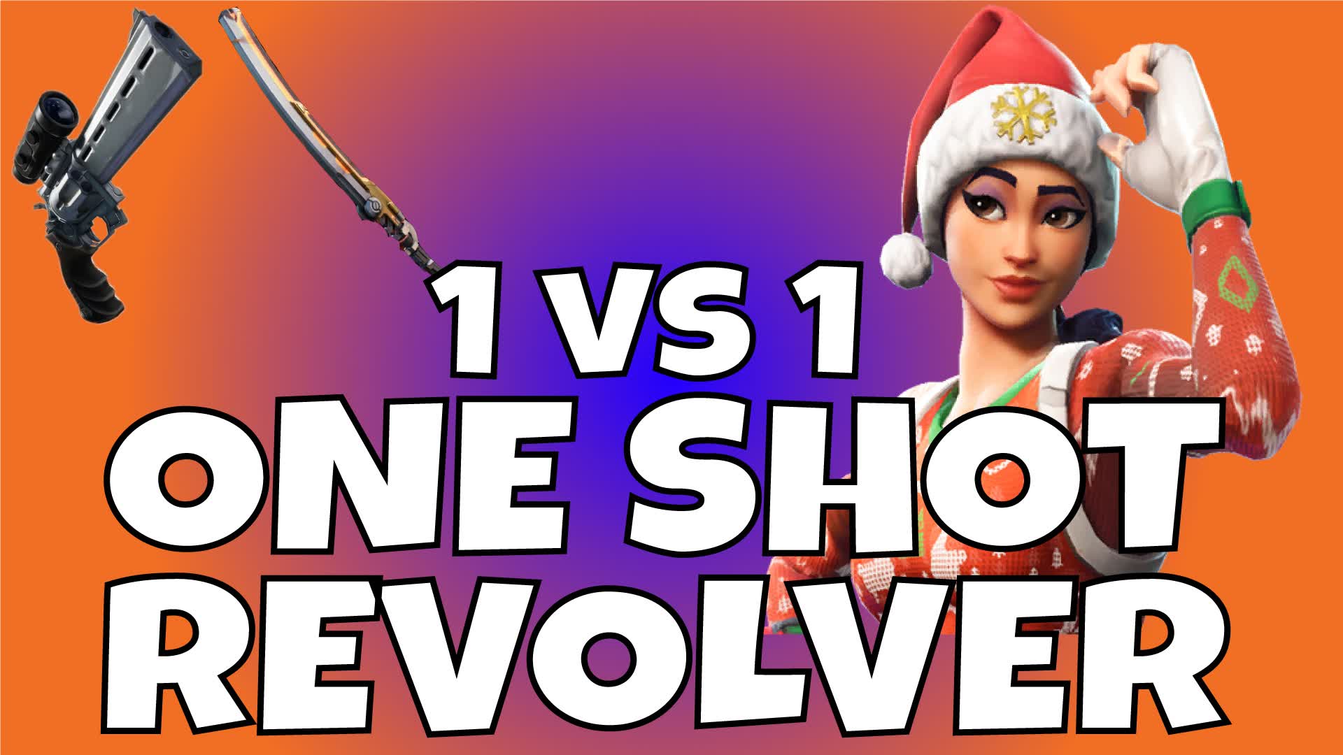 One Shot Revolver/Katana Christmas 1v1