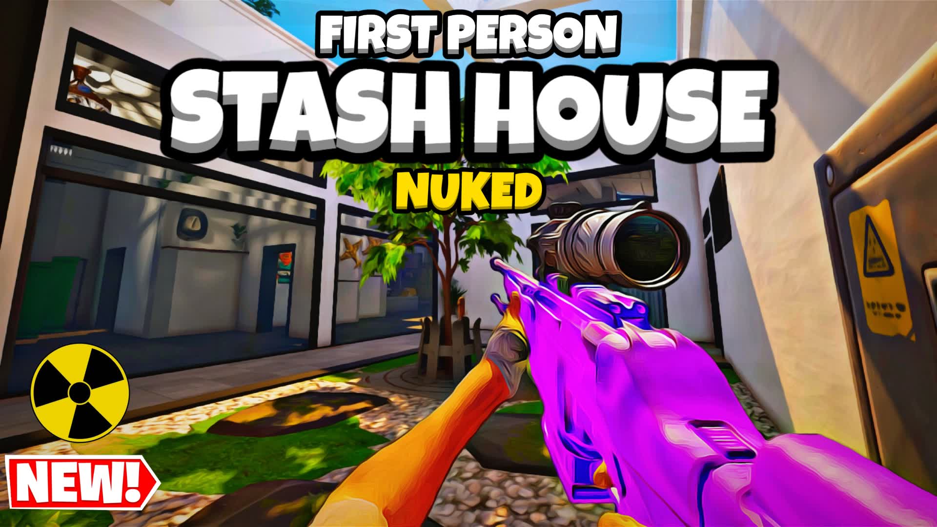 💵1ST PERSON GUN GAME - STASH HOUSE💵