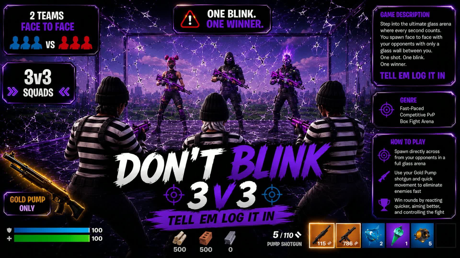 DONT BLINK 3 v 3