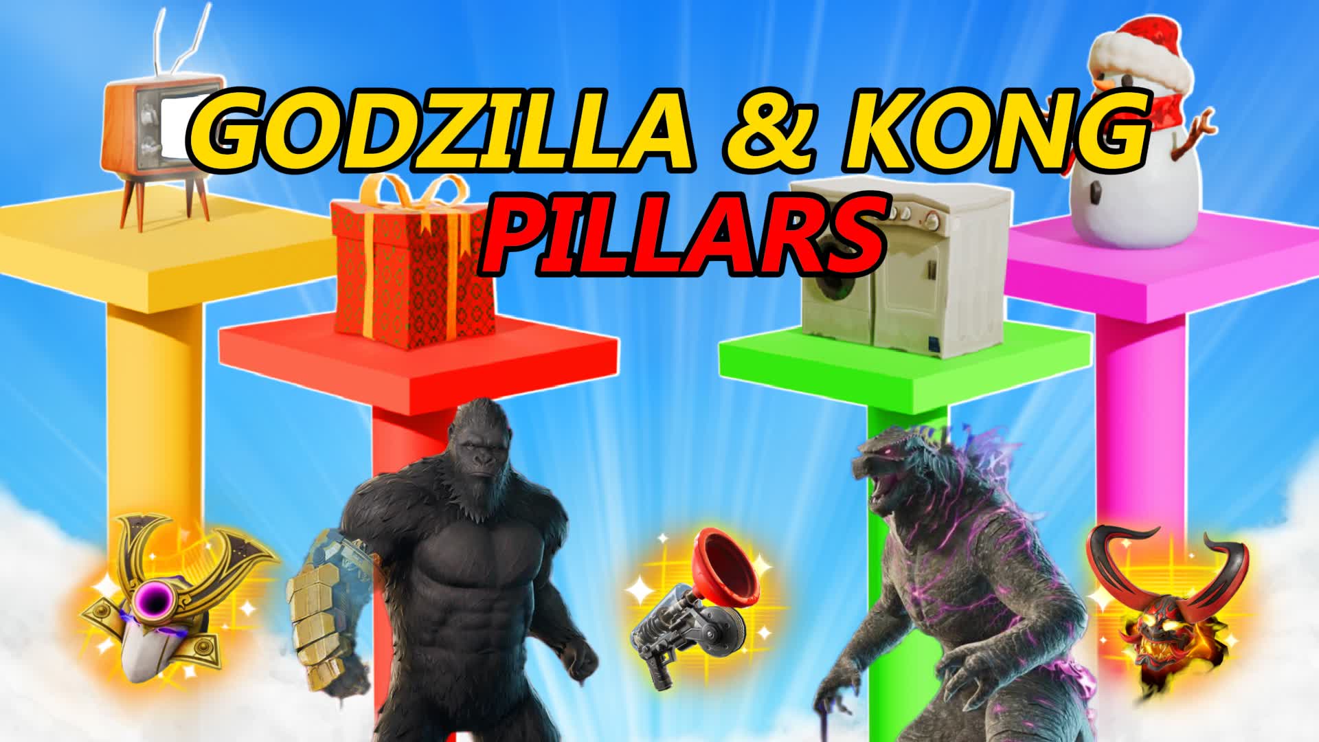 GODZILLA & KONG PILLARS
