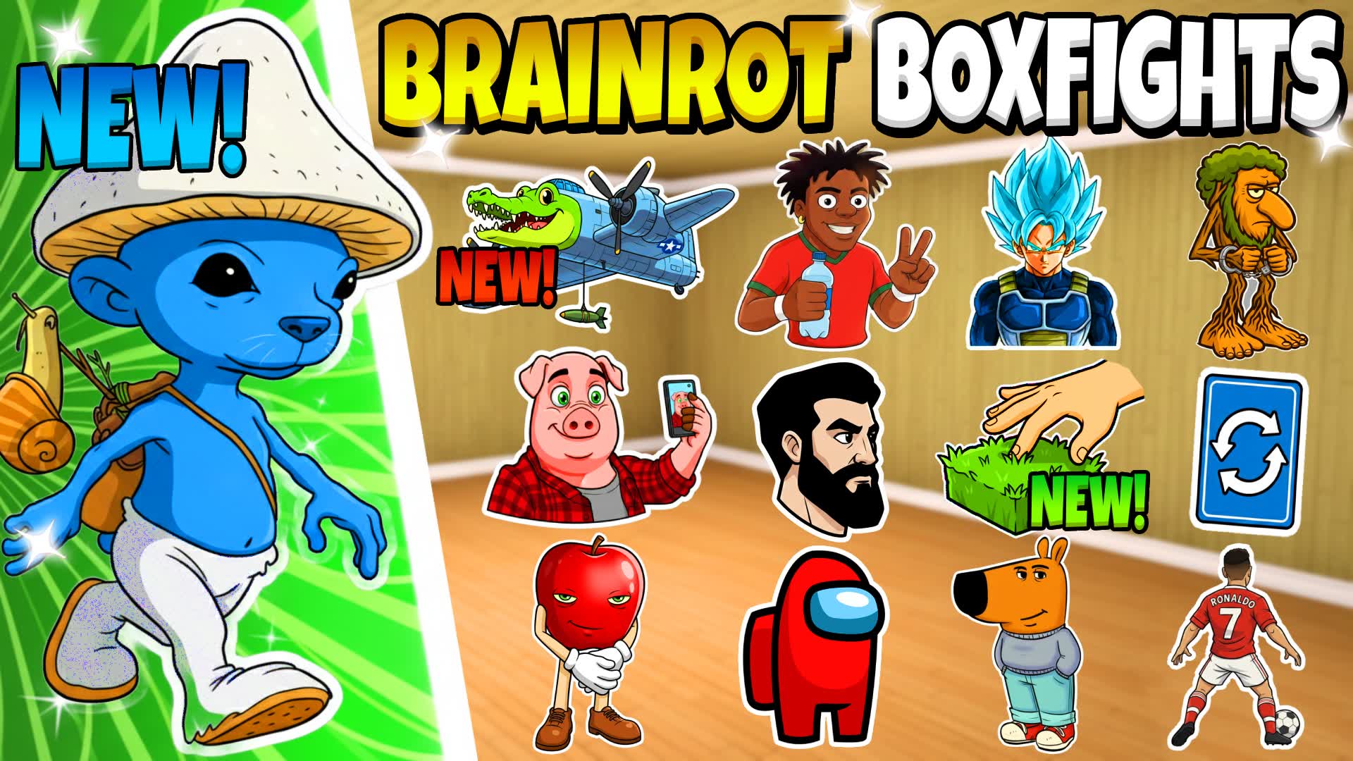 BRAINROT MEME BOXFIGHTS 🤣