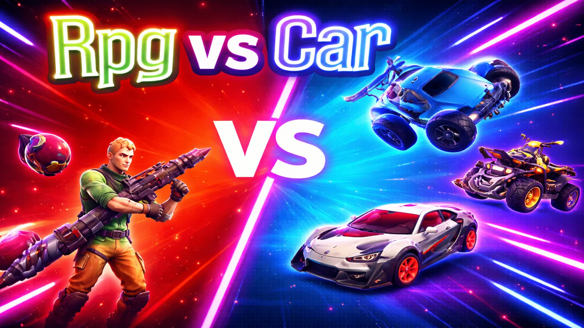 Car vs Rockets