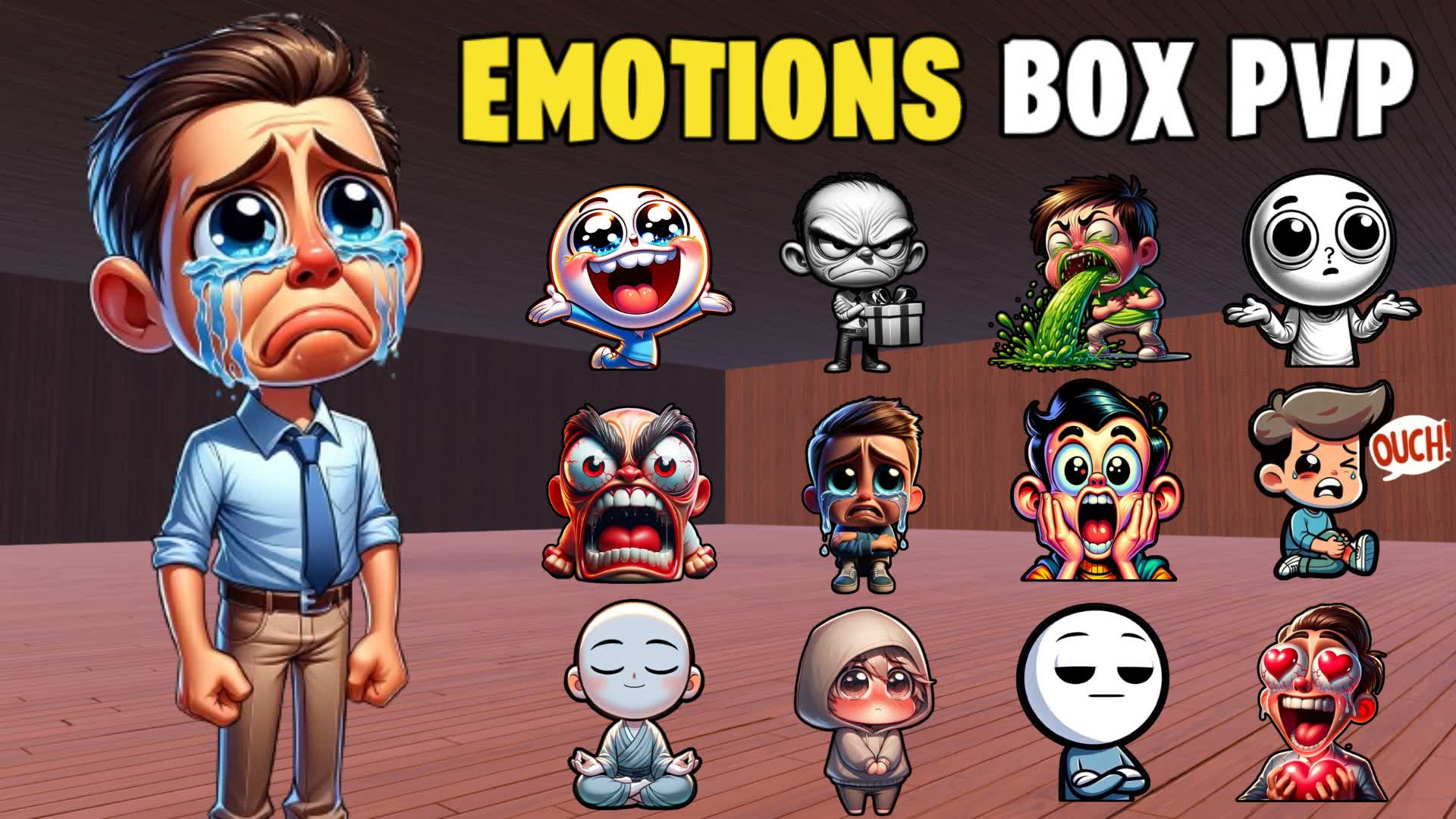 😭EMOTIONS BOX PVP📦