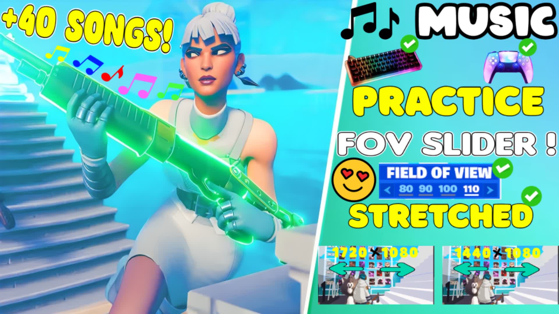 🎶Music 1v1👑[40 Of Best Trend Songs]