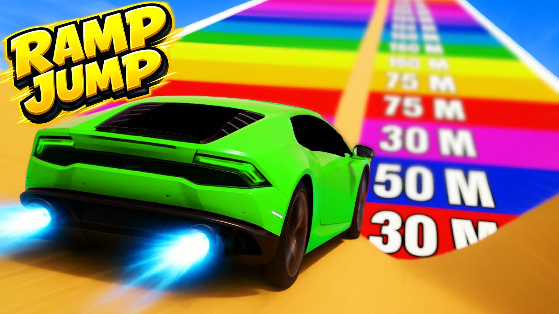 MEGA RAMP JUMP CARS 🚀
