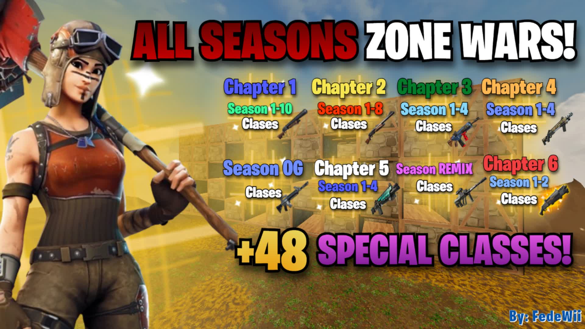 ALL SEASONS ZONE WARS +130 CLASSES🌴