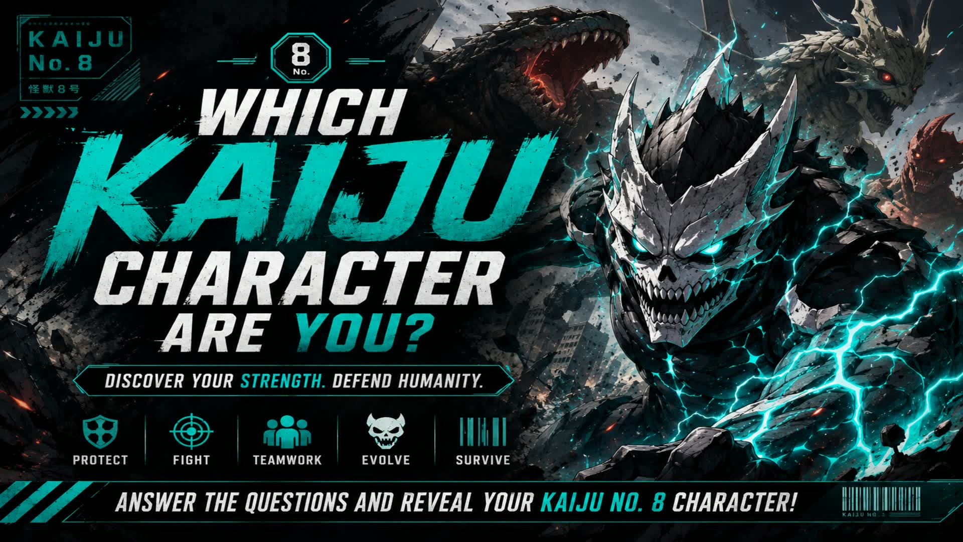 Which Kaiju No. 8 Character Are You?
