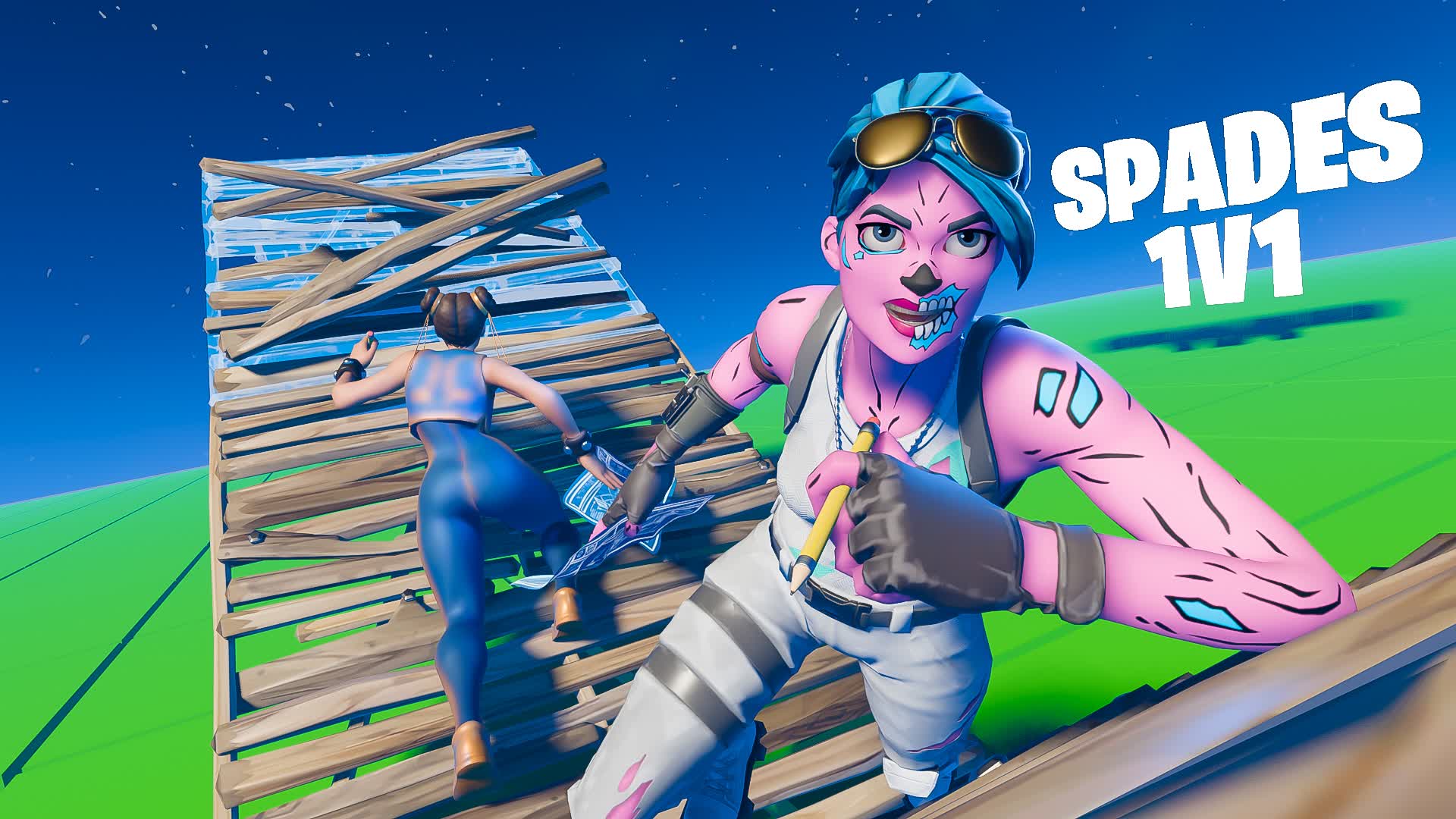 SPADES 1V1 BUILD FIGHT (200 PUMPS)