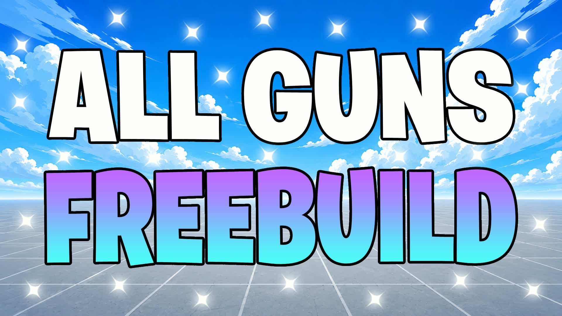 All Guns Free Build 1v1v1 Bot Training