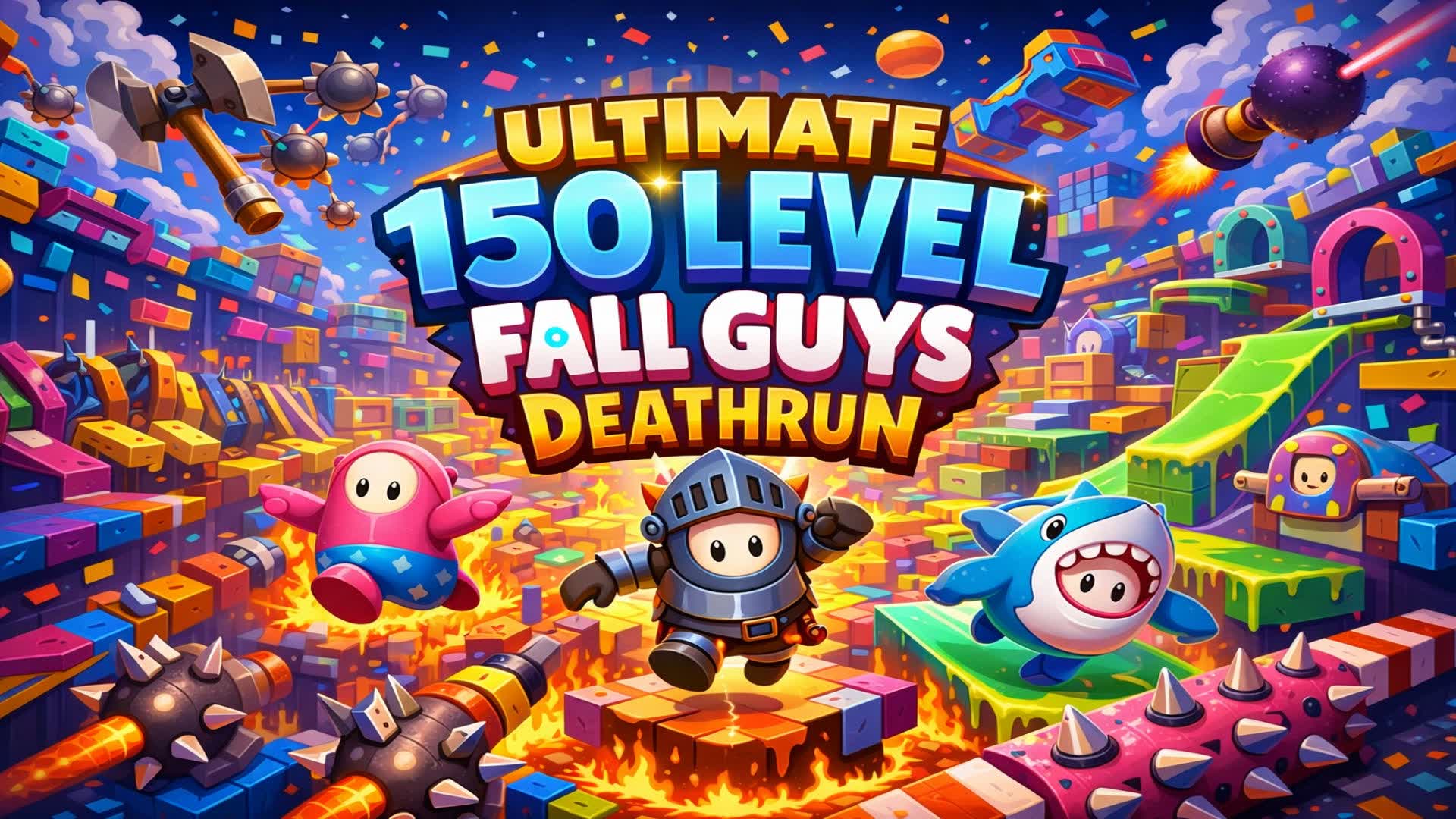 Ultimate 150+ level Fall Guys Parkour