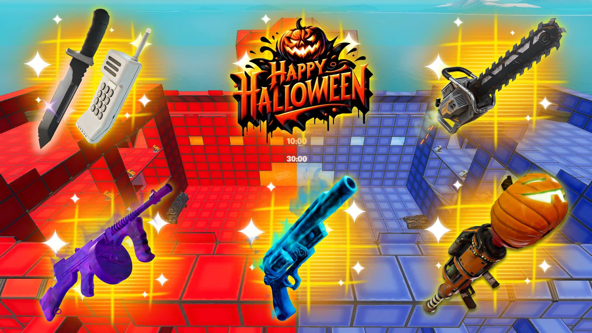 🎃HALLOWEEN COOL RED VS BLUE🕸️