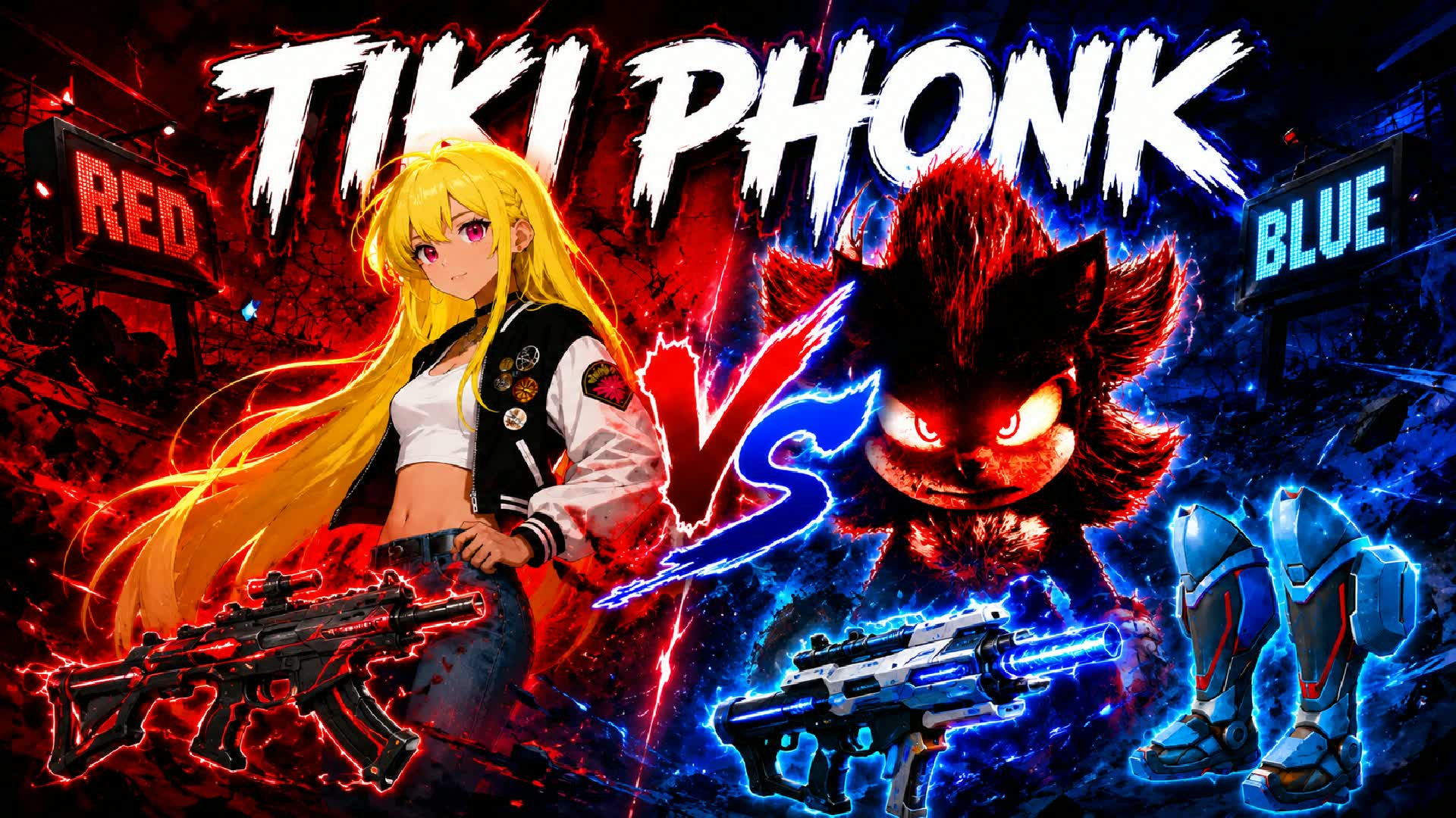 TIKI PHONK RED VS BLUE 🔴🔵
