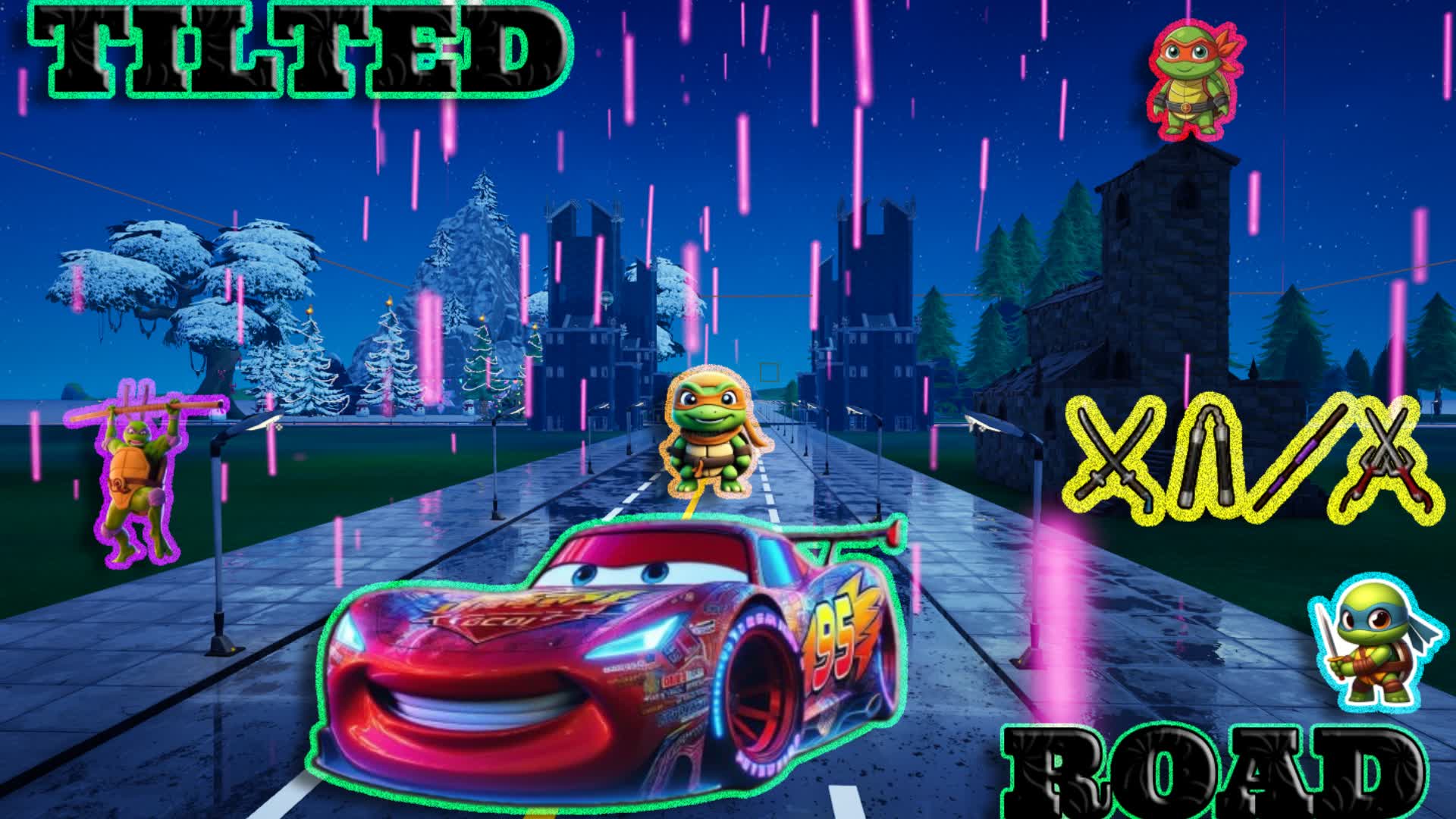 DARK TILTED ROAD