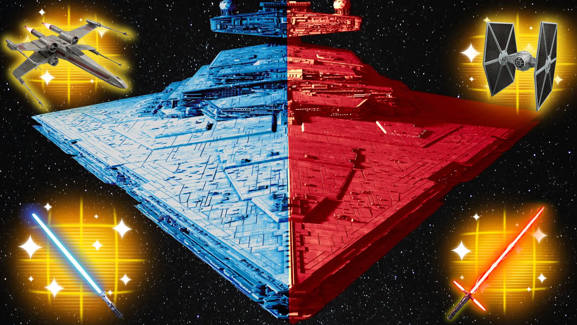 🔵Rvb SPACE STAR WARS BESPIN BATTLE🔴