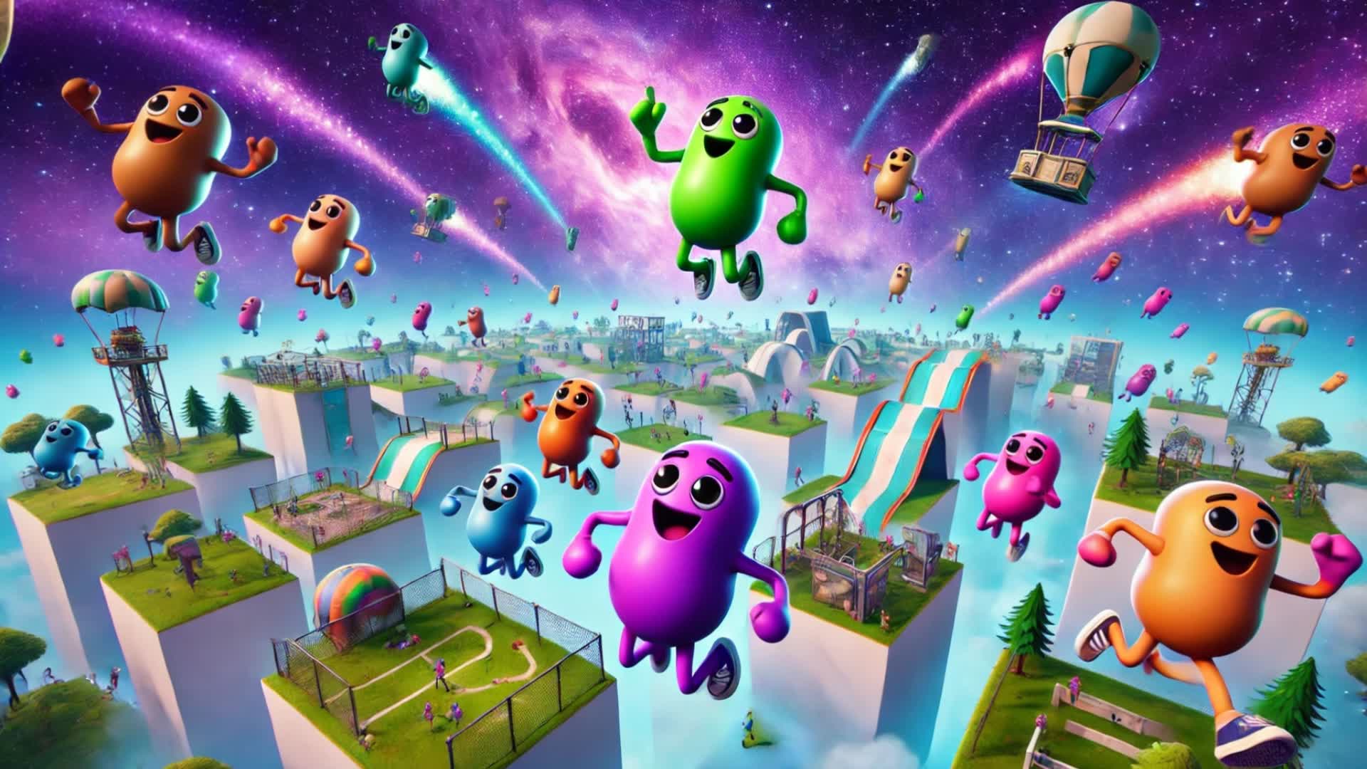 FALL GUYS SPACE RACE