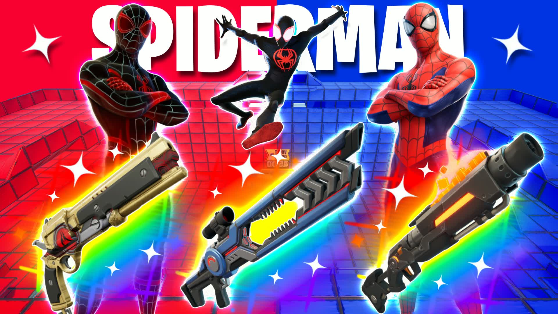 SPIDERMAN RED VS BLUE 🔴🔵