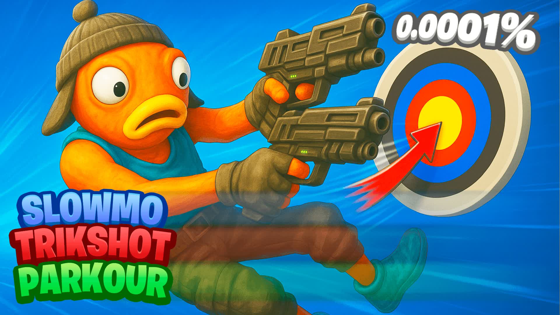 🏆SLOWMO TRICKSHOT PARKOUR 🎯