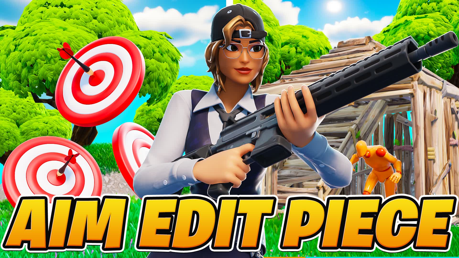 Practice Aim Edit Piece & 1V1🎯