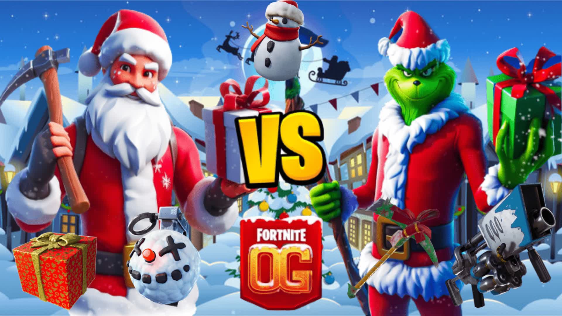 GRINCH 🐸VS SANTA 🎅