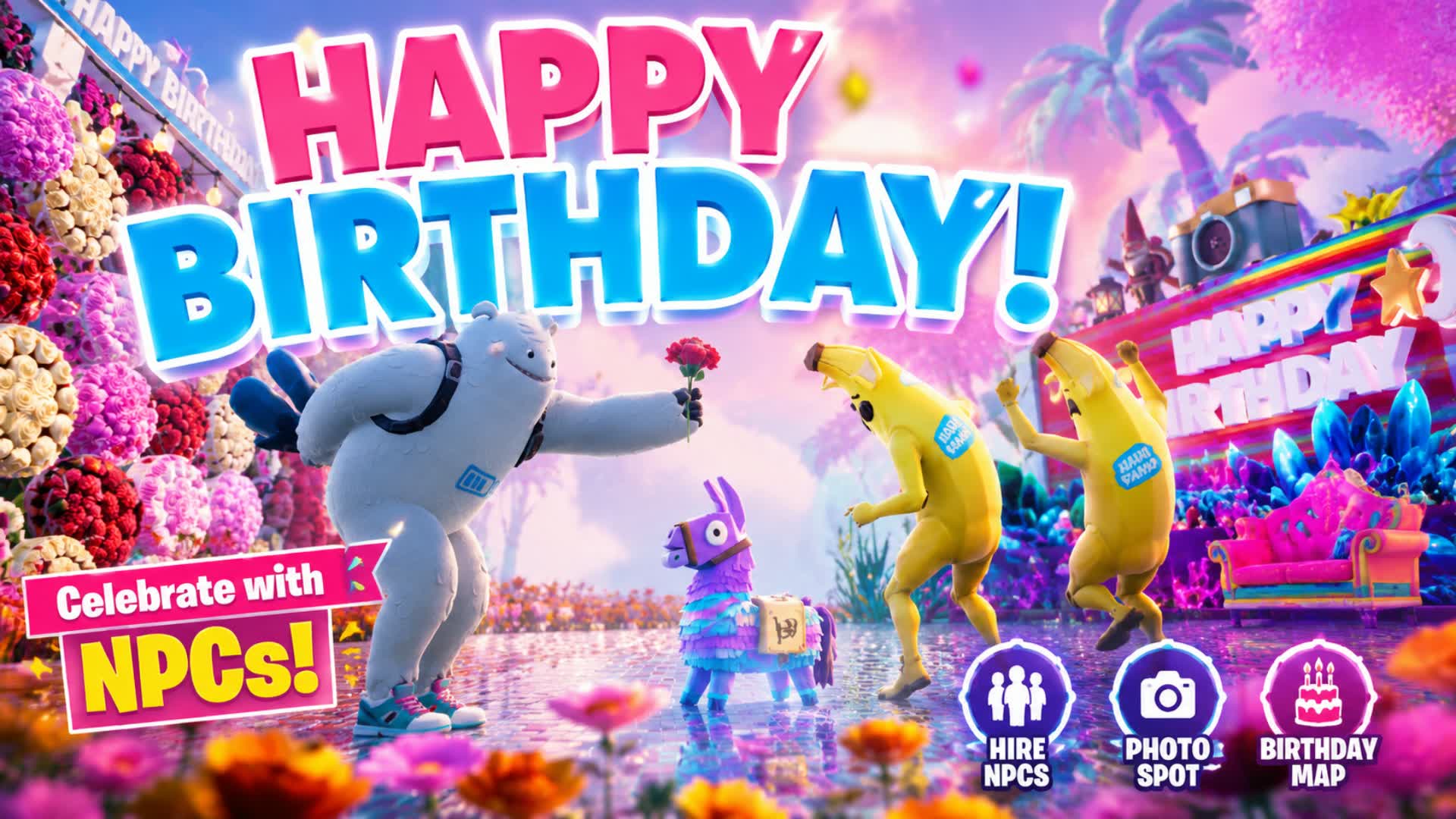 Happy Birthday Photo Map