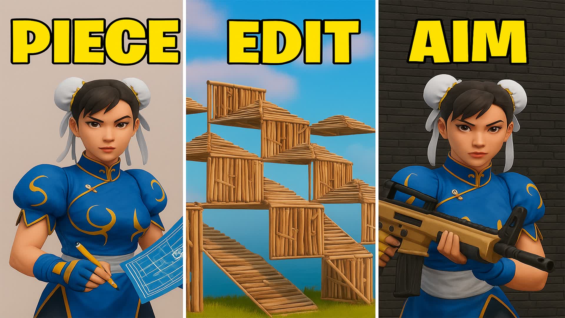 BEST🎯 AIM ✂️ EDIT🧩 PIECE CONTROL & 1V1