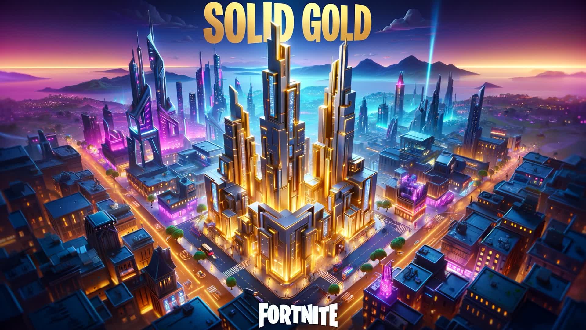 ⭐NEO TILTED ZONEWARS - SOLID GOLD⭐