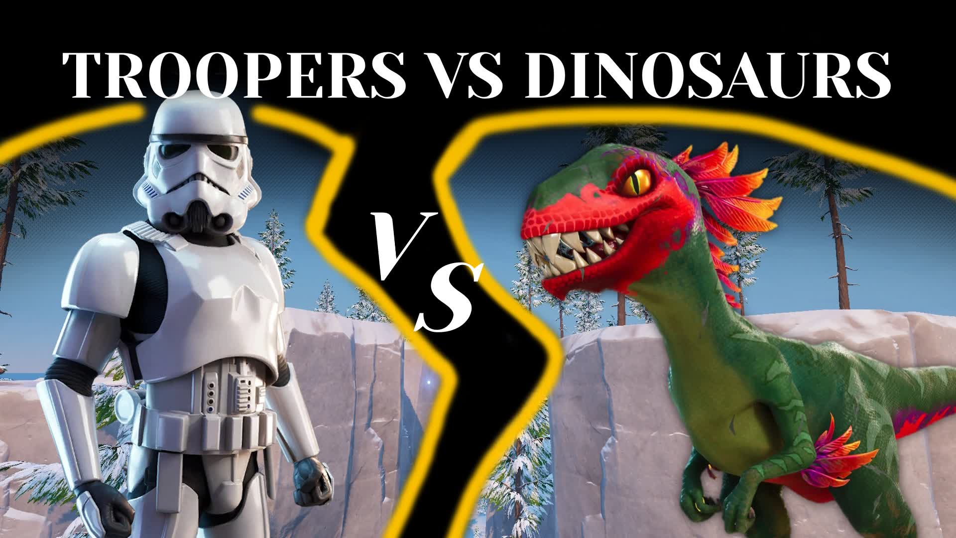 DINOSAURS VS TROOPERS