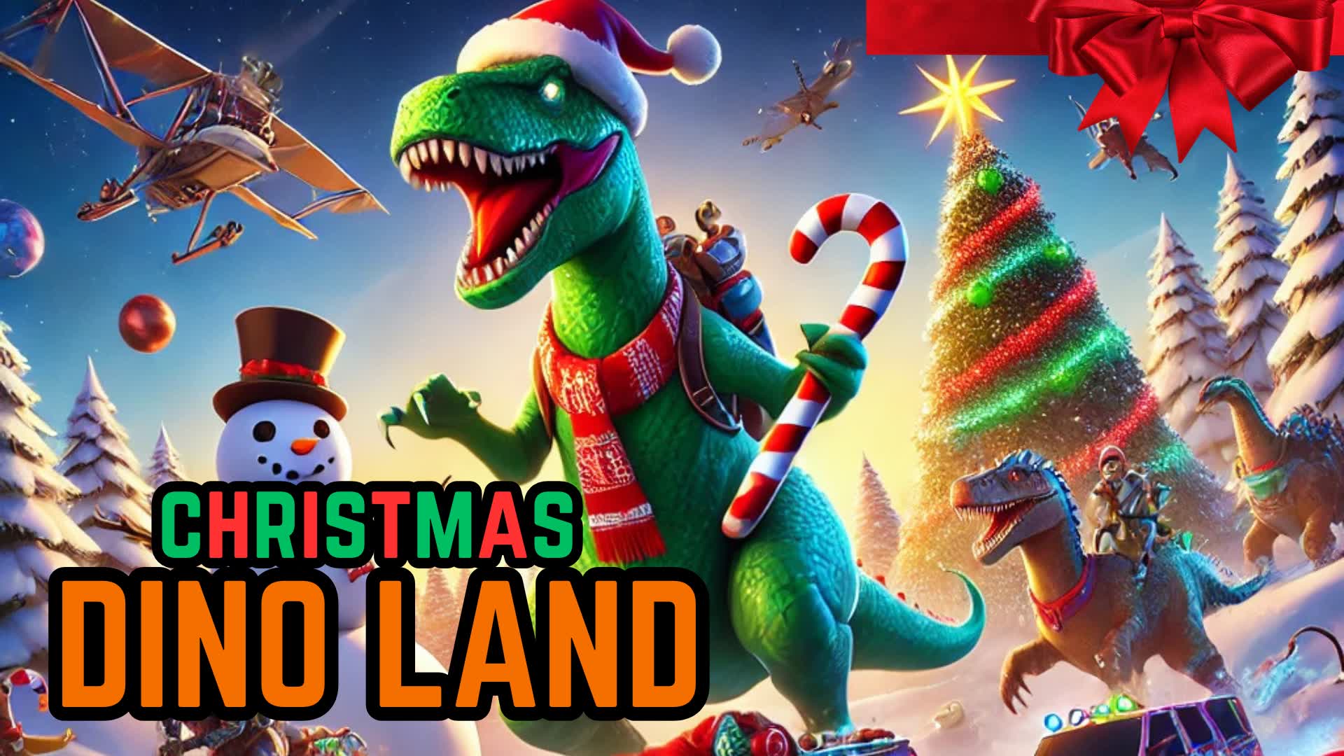 Christmas 🎄 DinoLand ❄️ DINOSAUR🦖