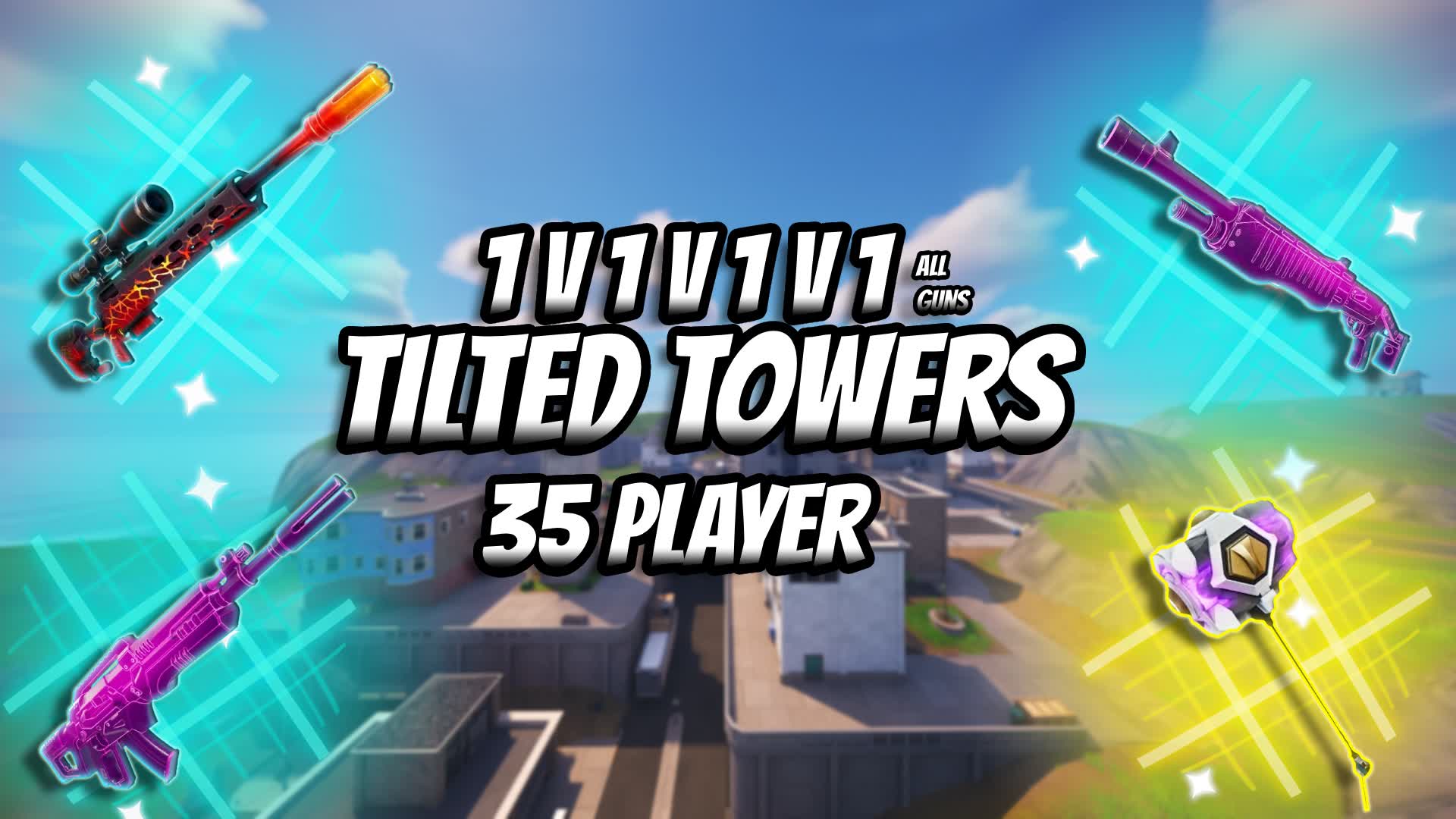 1v1v1 TilTed Towers FFA