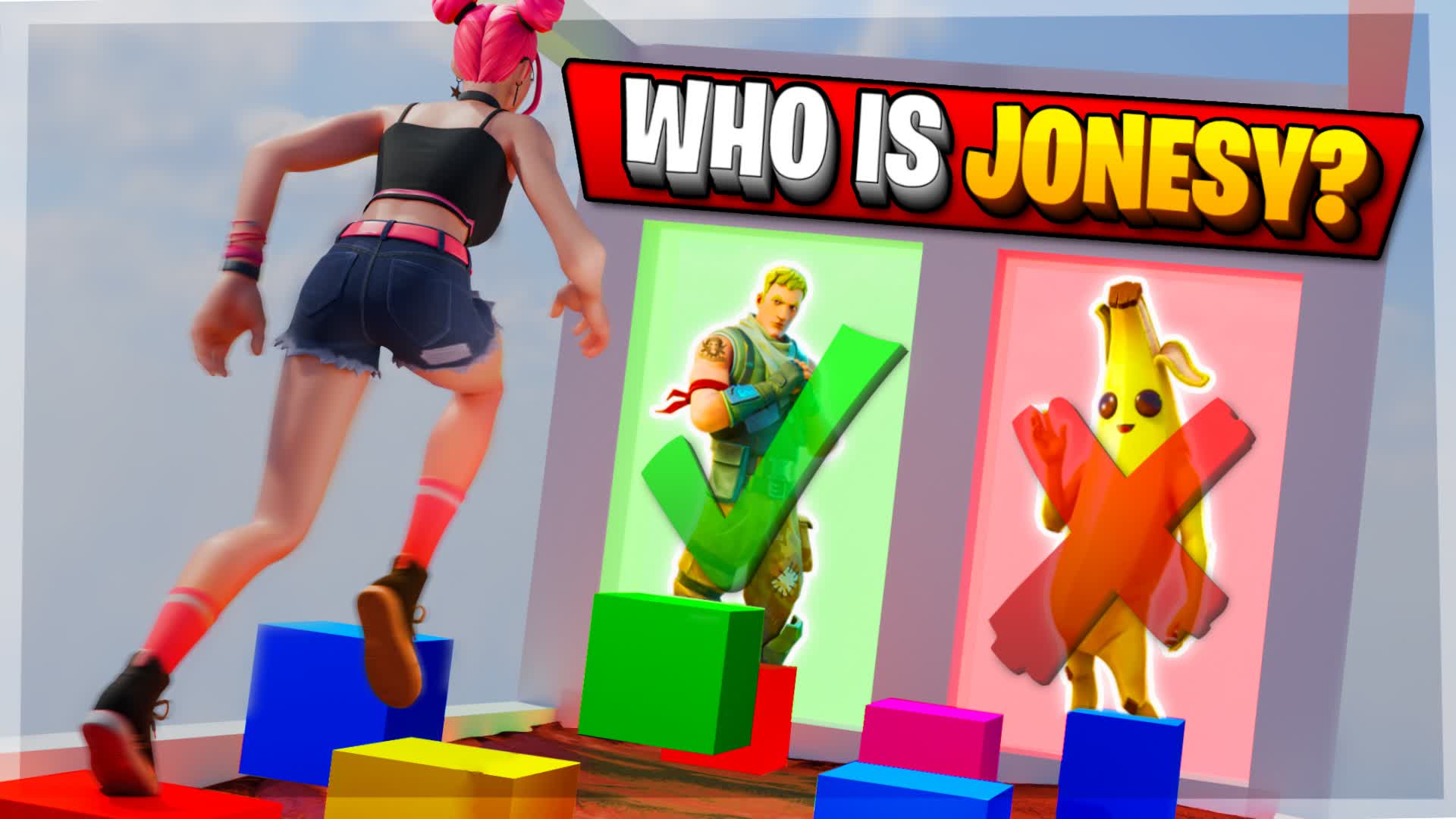FORTNITE QUIZ + PARKOUR 🔎