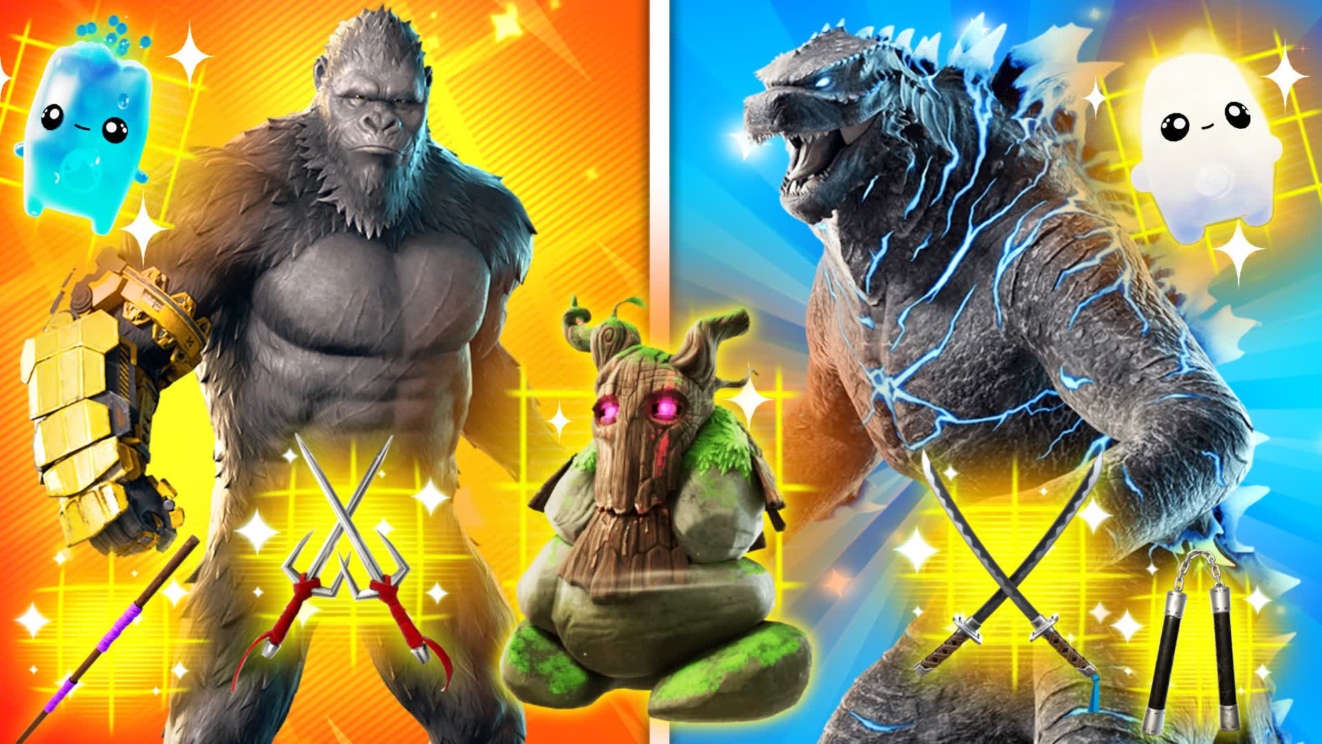 GODZILLA VS KONG RED VS BLUE🏆