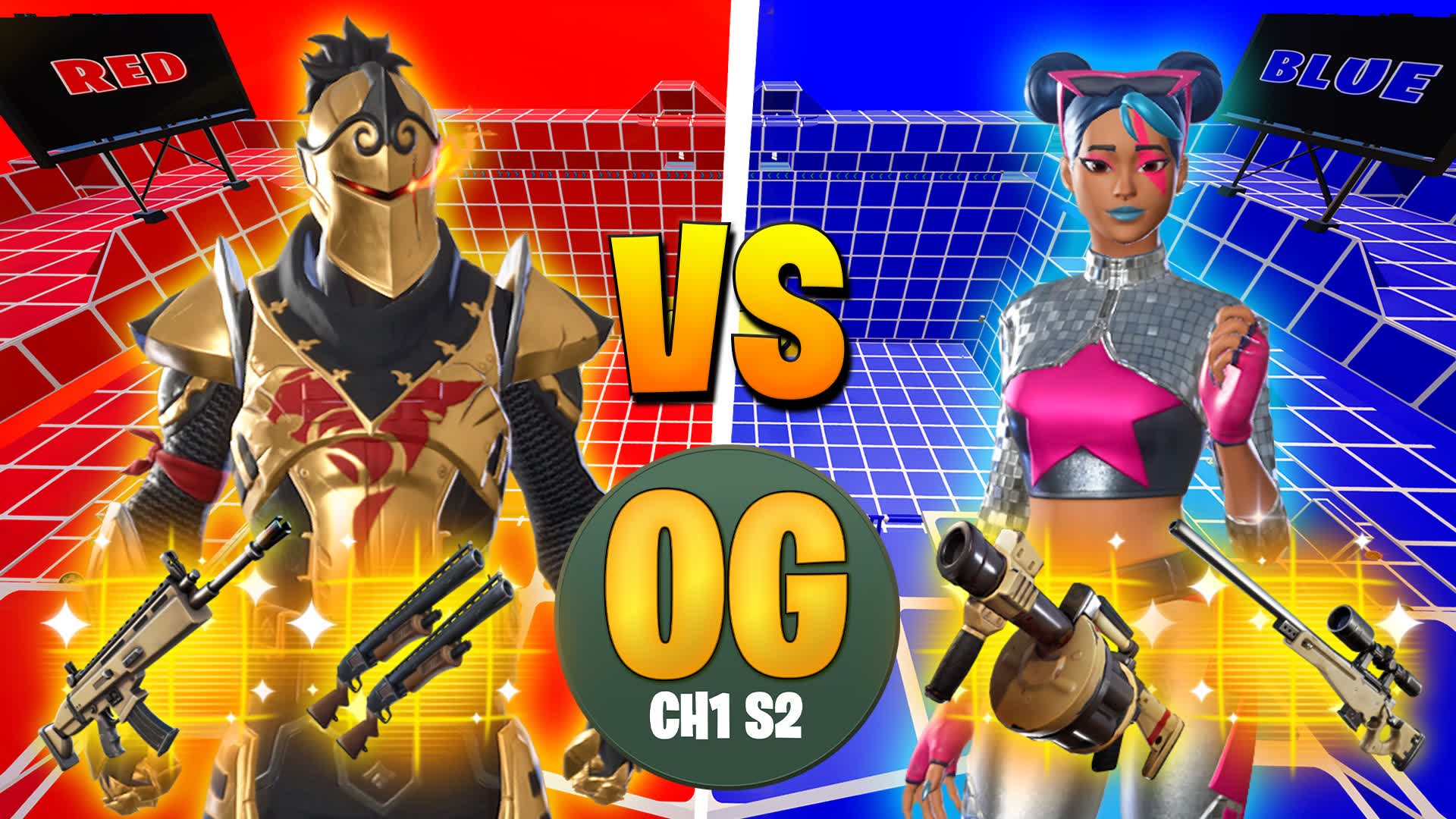 RED vs BLUE🔴CHAPTER 1 SEASON 2 OG 🔵