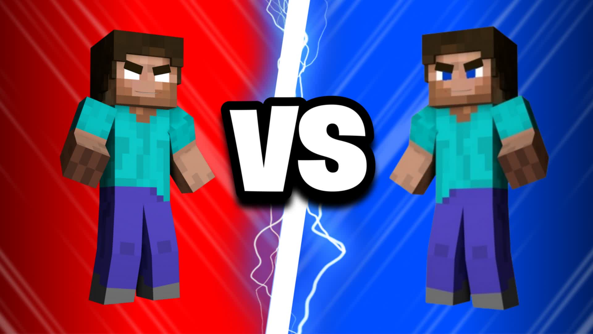 HEROBRINE VS STEVE 🔴🔵