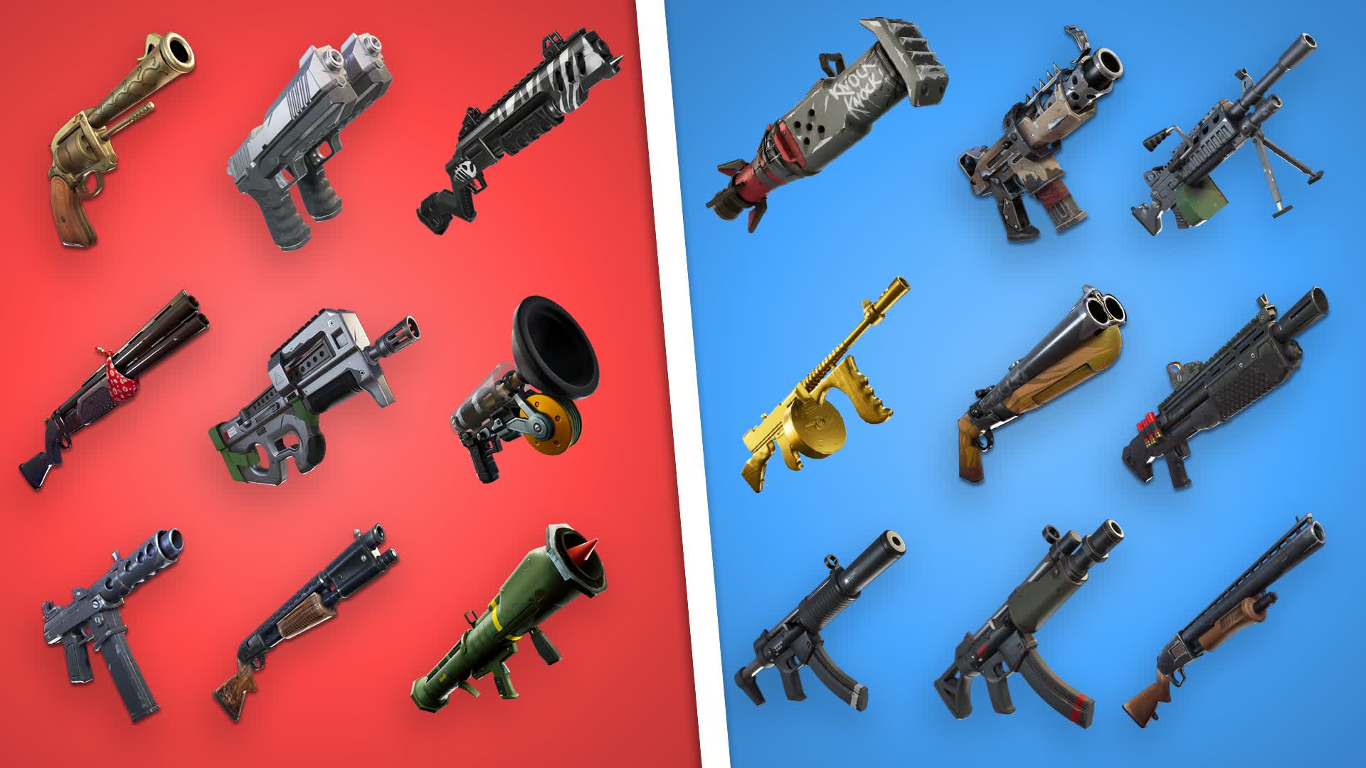 RED VS BLUE [ALL WEAPONS]