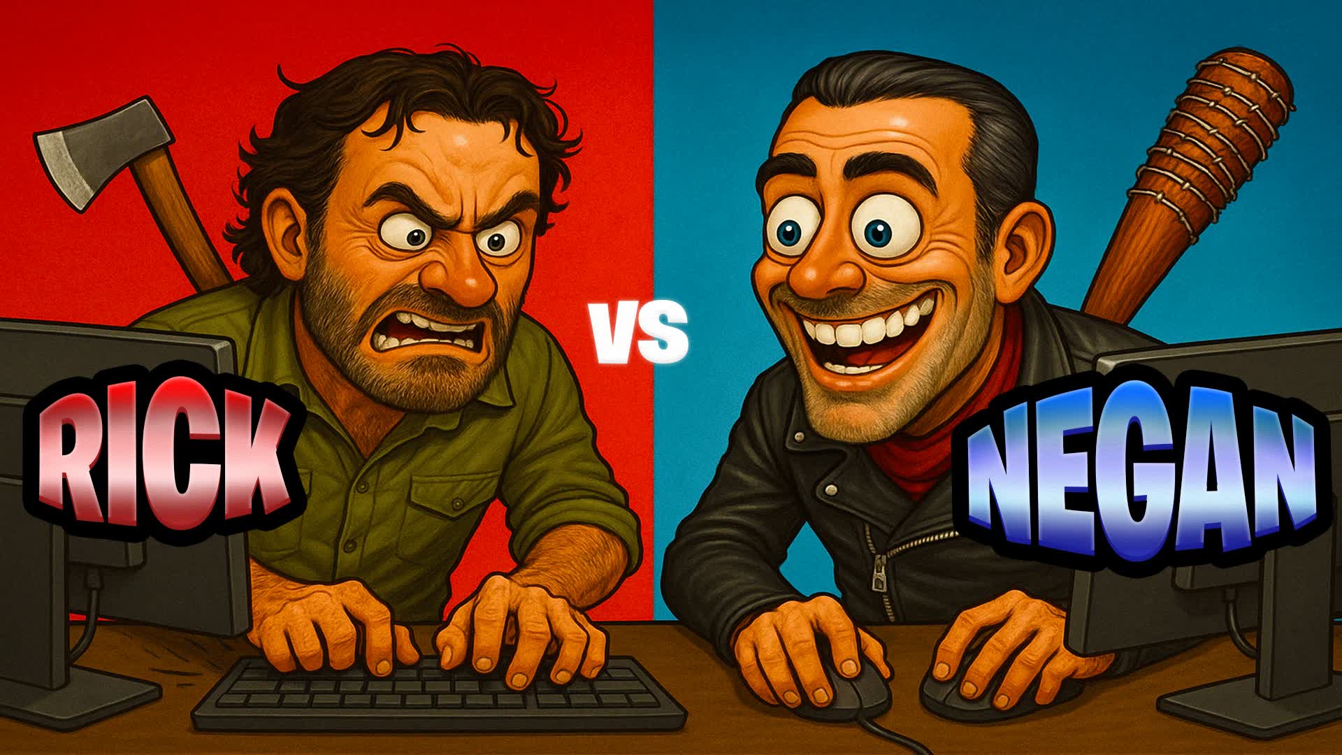 Rick VS Negan