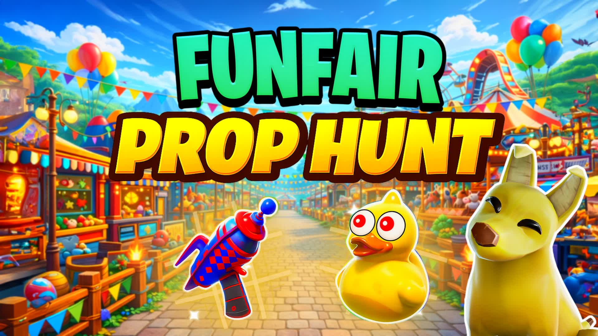 Fun Fair Theme Park - Prop hunt🎢