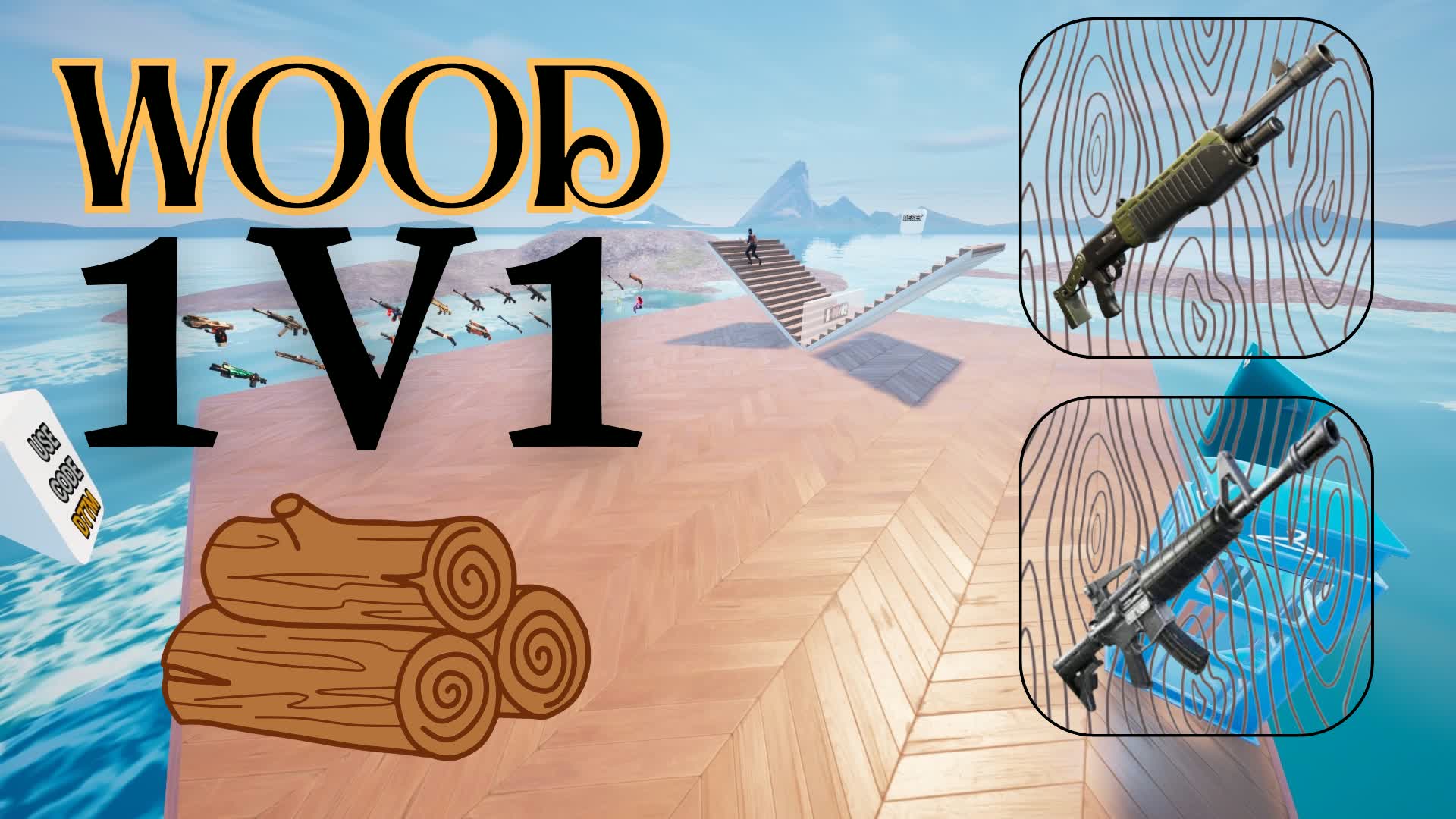 1V1 BUILD FIGHTS WOOD [0.1]