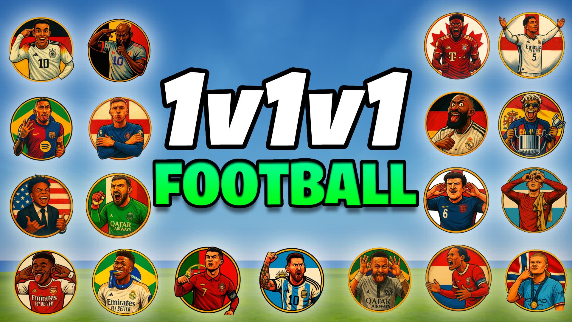 1V1V1 FOOTBALL 1V1 REALISTICS  FFA