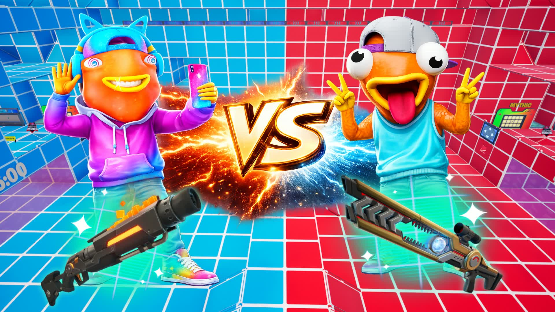 Sigma Fish blue vs Fish red 🔴🔵