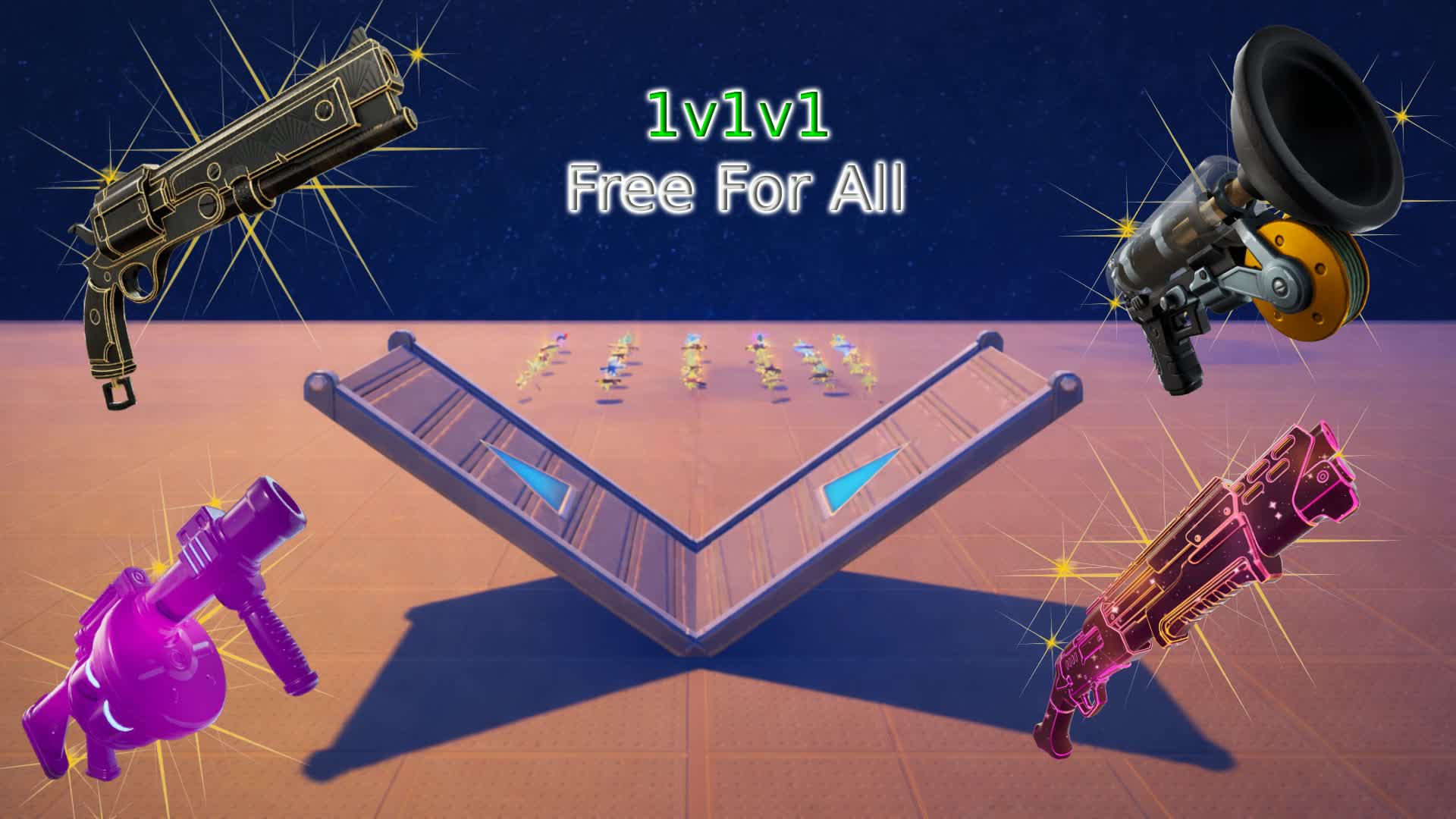 1v1v1 Elite Free For All