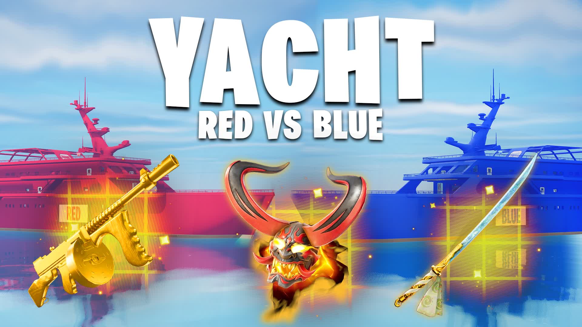 RED VS BLUE YACHT 🔴🔵