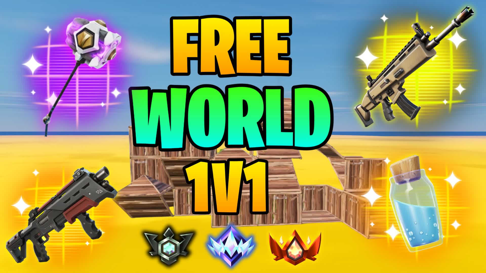 FREE WORLD 1V1 FREE FOR ALL