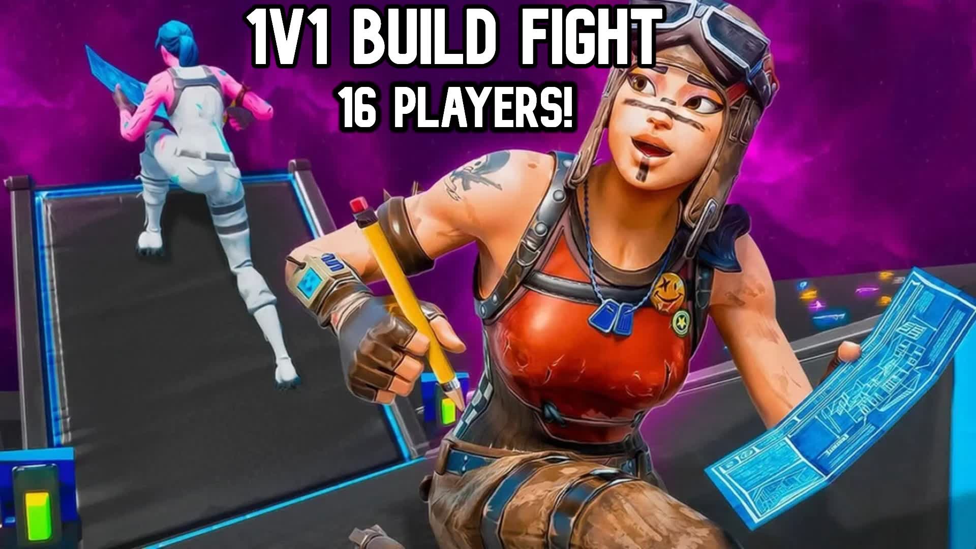 1V1 BUILD FIGHT (16 PLAYERS) 🔥
