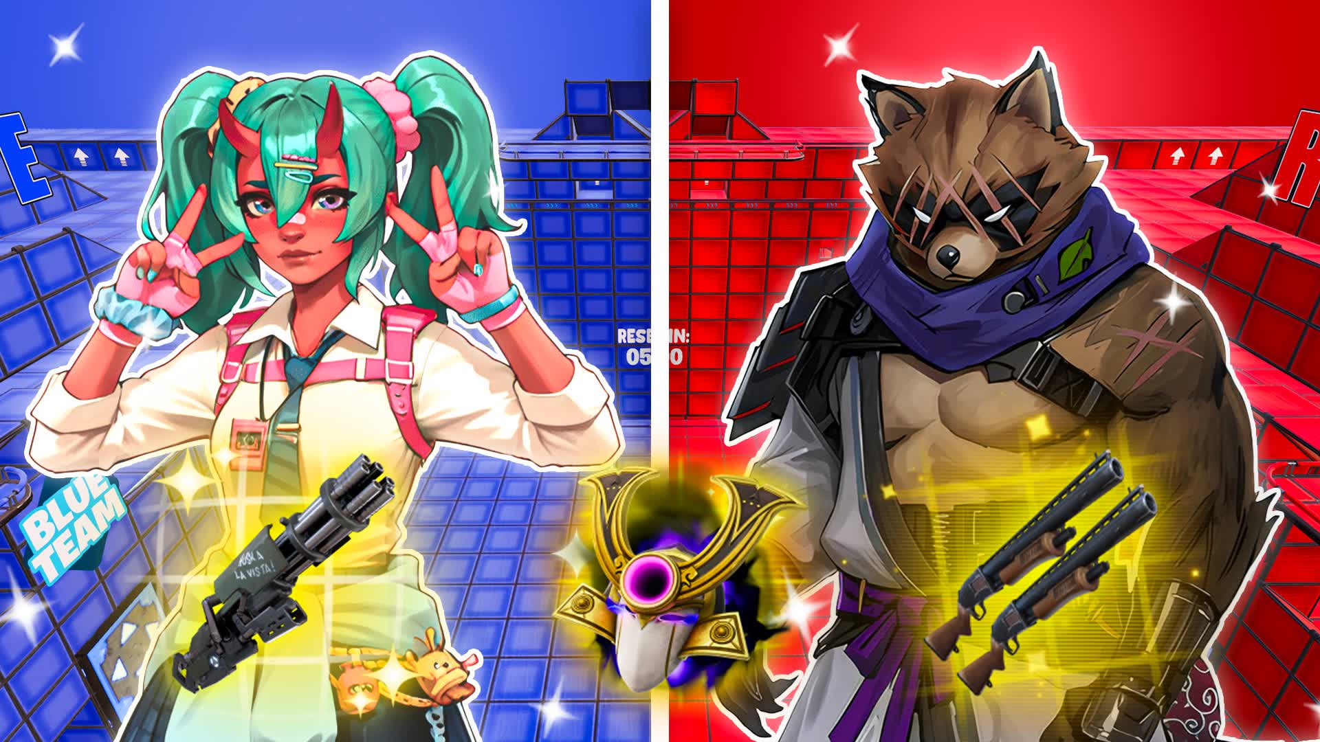 ULTRA HERO RED VS BLUE 🔴🔵