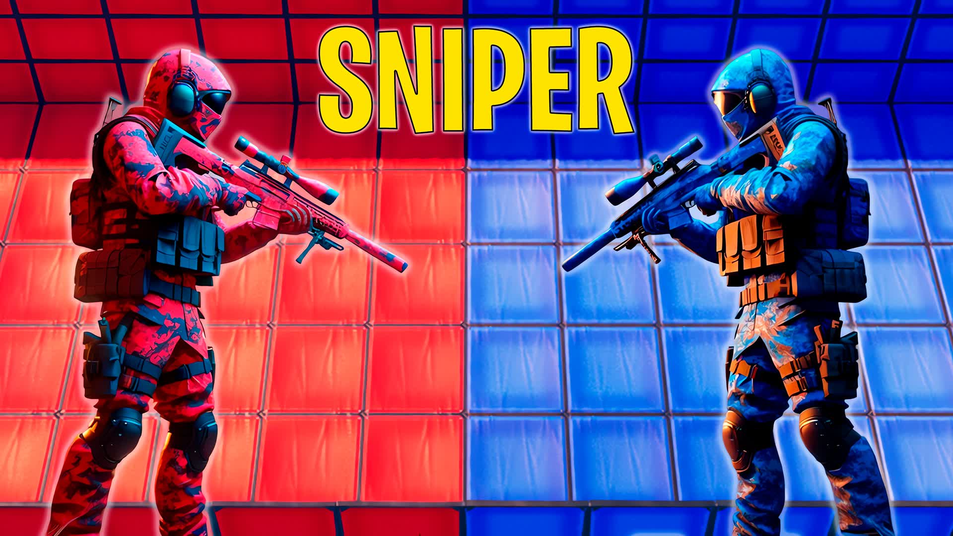 RED VS BLUE 1v1 SNIPER 🔴🔵